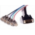 DVI  to 5BNC splitter cable