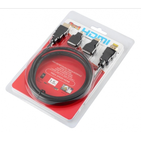 3 in 1 Mini Micro HDMI to HDMI Cable