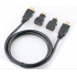 3 in 1 Mini Micro HDMI to HDMI Cable