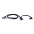 VGA to VGA+USB AM+Audio Stereo (3-in-1) for KVM cable