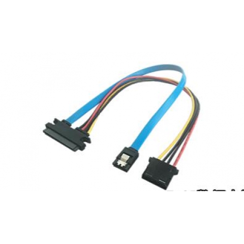 SATA22P To 7Pin +4Pin Power Cable