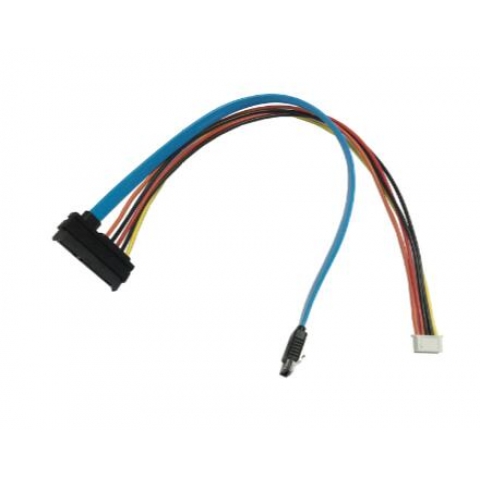 SATA 22 pin to SATA 7+15 pin and harness 4 pin Serial ATA power Cable