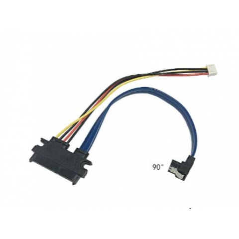2xSATA 22 pin to 2xSATA 7+15 pin and 4pin power cable