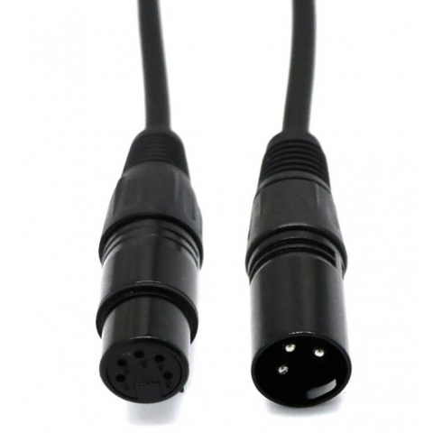 DMX microphone cable 5pin XLR Male to Female Extension for stage light