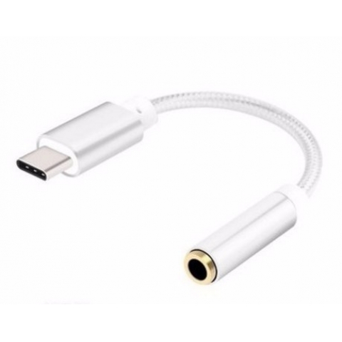 Type C to 3.5mm Headphone Audio Adapter Connector Convertor Cable