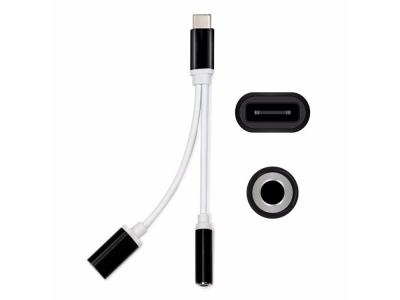 3.5mm Headphone Jack Adapter 2 in 1 Audio cable For Type C Phone