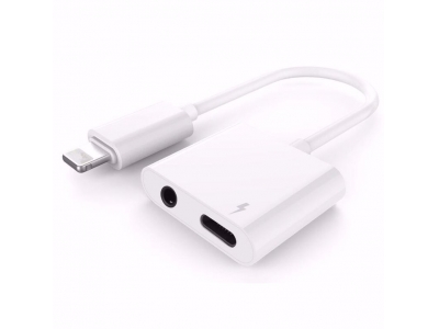 2A Quick Charge 2in1 Charging + 3.5mm Headphone Audio Adapter USB Data Cable for iPhone7