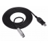 USB Microphone cable XLR Female to USB Male 3m 9ft Black cable