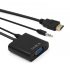 1080P HDMI to VGA Adapter digital Converter With 3.5mm Audio Cable