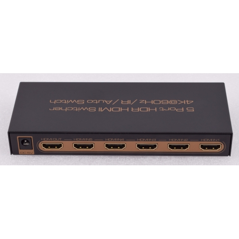 HDMI Switcher 5x1 HDMI Switch 5 in 1 Out HDMI 2K 4K Home Use 5 input 1 output Switch