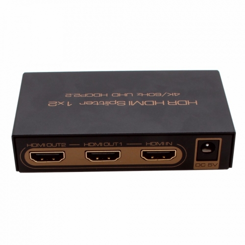 4K x 2K HDMI 2.0 Splitter 1 In 2 Out for Distributor