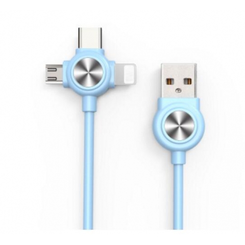 3 In 1 USB2.0 Multi Function Mobile Charging Cable