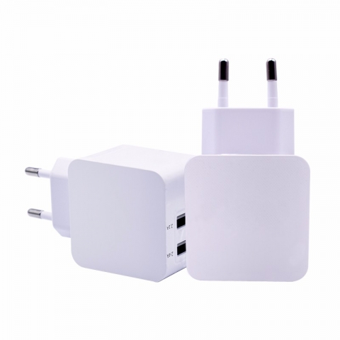 European Travel 5V 2 A Dual Usb 2Ports Micro Usb Car Charger Usb Wall Charger