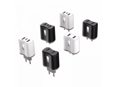 Type C 2.1A Portable Dual Usb Chargers Wall Charger with EU US UK AU Plugs Mobile Phone Charger