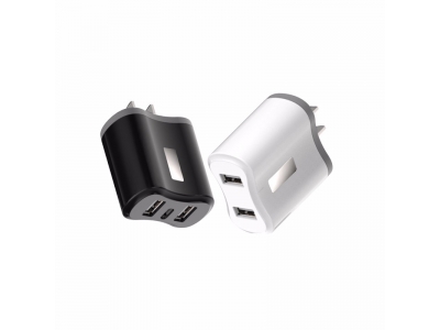 Type C 2.1A Portable Dual Usb Chargers Wall Charger with EU US UK AU Plugs Mobile Phone Charger