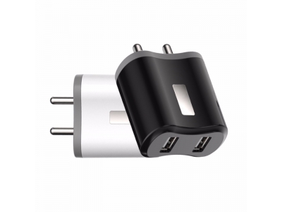 Type C 2.1A Portable Dual Usb Chargers Wall Charger with EU US UK AU Plugs Mobile Phone Charger