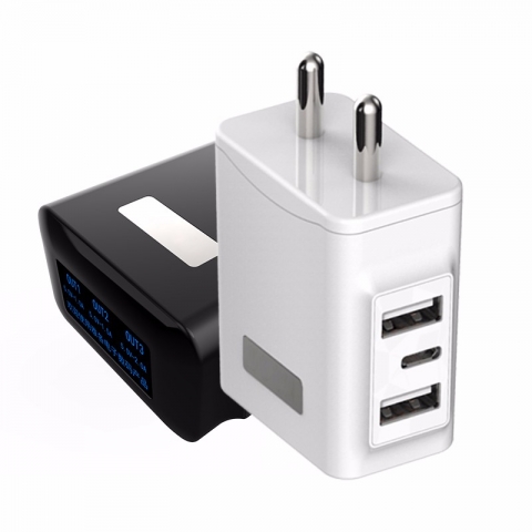 High Speed quick charger 3 USB port EU AU UK US standard for mobile charger wall charger