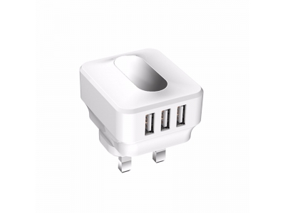 5v 2.1A 3 Port Mobile Phone USB Home Wall Charger for smartphones charger