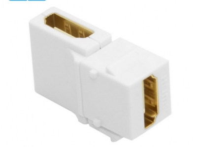 90 Degree Female to Female HDMI Modular Jack