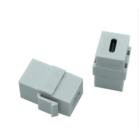 USB 3.1 Type C keystone jack female connector