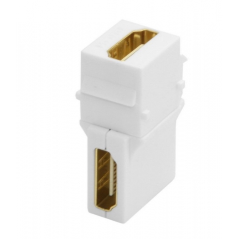 90 Degree Female to Female HDMI Modular Jack