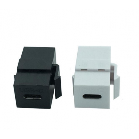 USB 3.1 Type C keystone jack female connector