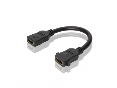 HDMI snap connection cables Female To Female HDMI Keystone Jack