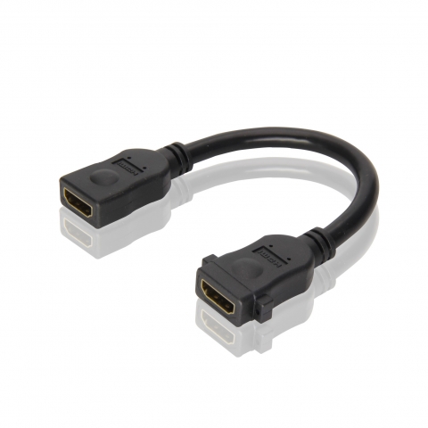 HDMI snap connection cables Female To Female HDMI Keystone Jack