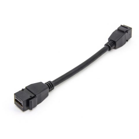 HDMI snap connection cables Female To Female HDMI Keystone Jack