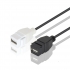 usb2.0 female to usb2.0 female keystone cable for wall plate Adapter