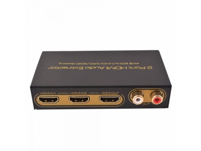 2 Port HDMI Audio Extractor 4K@60Hz/UHD/ ARC/ EDID setting