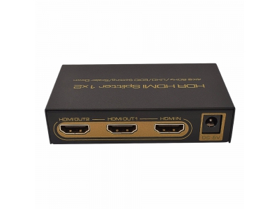 HDR HDMI Splitter 1x2  4K@ 60Hz /UHD/EDID Setting/Scaler Down