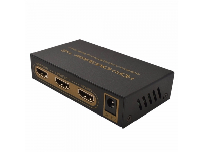 HDR HDMI Splitter 1x2  4K@ 60Hz /UHD/EDID Setting/Scaler Down