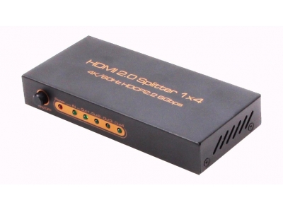 HDR HDMI Splitter 1x4  4K/60Hz UHD HDCP2.2