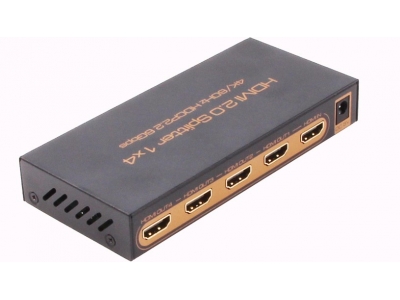 HDR HDMI Splitter 1x4  4K/60Hz UHD HDCP2.2