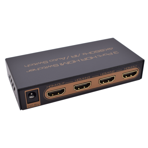 3 Port HDR HDMI Switcher