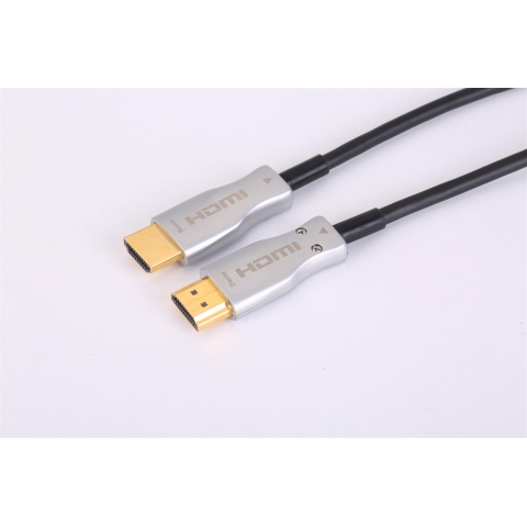 4K@60Hz chroma molded assembly hdmi fiber optic cable