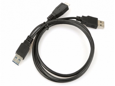 Super speed USB 3.0 AM Male to USB 2.0 AM and Micro USB3.0 B Type Female Y splitter cable