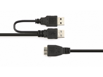 Super speed USB 3.0 AM Male to USB 2.0 AM and Micro USB3.0 B Type Female Y splitter cable