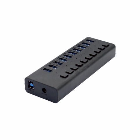 USB 3.0 HUB with 10 Ports USB 3.0 Ports for Data Transfer