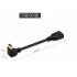 Right angle 90 Degree HDMI male to HDMI Female panel mount Extension Cable with lock screw hole Cable