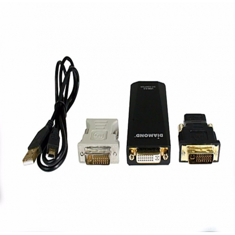 USB3.0 to DVI/HDMI/VGA Audio Multi-Display Adapter