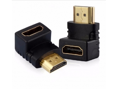 Down 90 degree HDMI Female to Male Angled Adapter