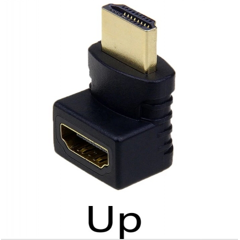 Down 90 degree HDMI Female to Male Angled Adapter