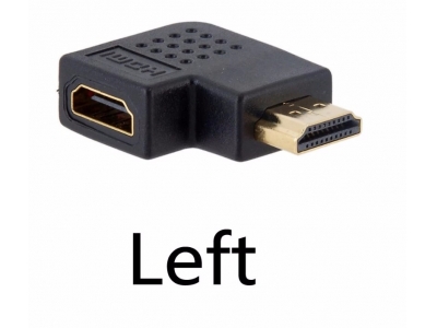 Right 90 degree HDMI Female to Male Angled Adapter