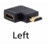 Right 90 degree HDMI Female to Male Angled Adapter