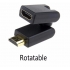 Left 90 degree HDMI Female to Male Angled Adapter