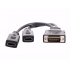 DMS-59 Male to 2 x HDMI Female Adapter