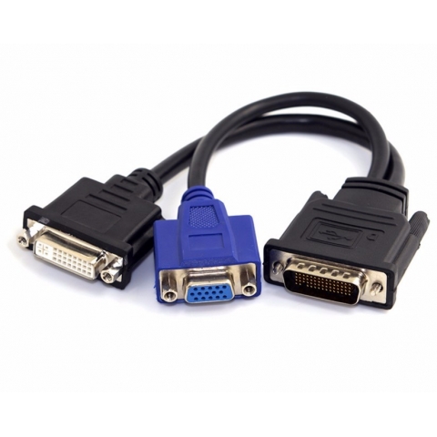 DMS-59 to dual VGA adapter cable video Y splitter cable for Dell OG9438