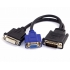 DMS-59 to dual VGA adapter cable video Y splitter cable for Dell OG9438